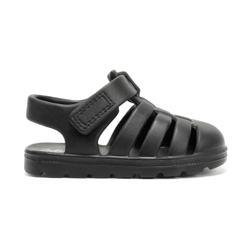 Luffymomo Unisex-Child Closed-Toe Sandals Summer Sport Lightweight Sandal EVA Outdoor Water Shoes for Boys and Girls(Little Kid/Toddler) (5 M US Black Toddler)