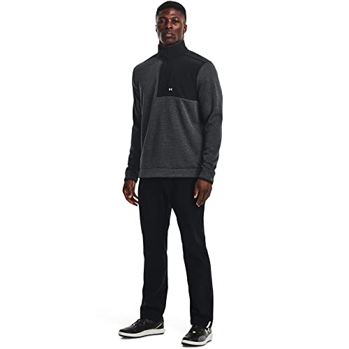 Under Armour Mens Storm SweaterFleece Half Zip, (001) Black / / White, Small