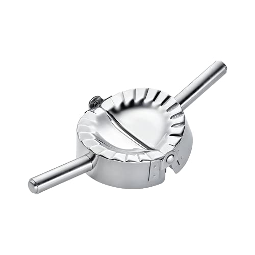 Küchenprofi Ravioli, Pierogi, and Dumpling Maker, 18/8 Stainless Steel Pasta and Pastry Press, Perfect for Molding and Sealing Fresh Stuffed Pasta and Pastry Dough, 3.25 Inches