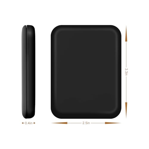 Kakuje Travel Mirror with Light, 1X/3X Magnification LED Compact Mirror with Nternal BIattery, Black Mini Mirror for Purse, Pocket,Travel and Present