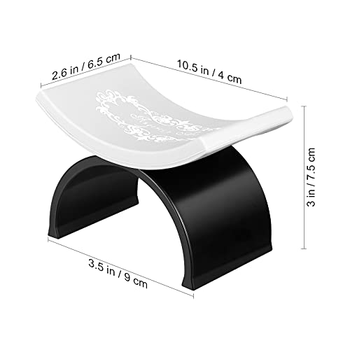 Beaupretty Nail Arm Rest,Manicure Hand Pillow U Shape Cushion Pillow Professional Nail Rest Cushion Table Desk Station Manicure Tool,Black