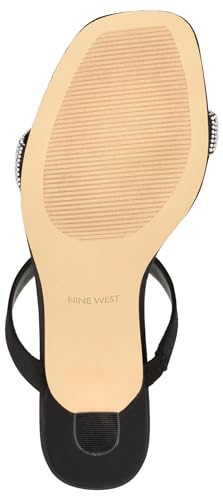 Nine West Women's SHIMME Heeled Sandal, Silver 040, 10