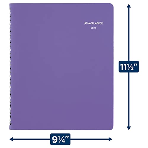 AT-A-GLANCE 2024 Weekly & Monthly Planner, 8-1/2" x 11", Large, Beautiful Day (938P-905-24)