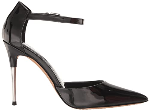 DKNY Women's Evening Veata-Slingback Pu Heeled Sandal, Black, 6