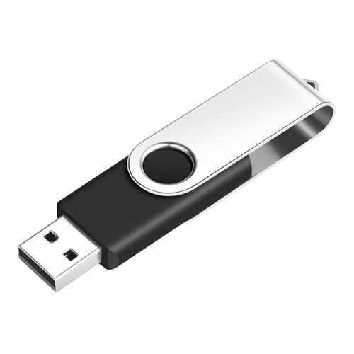 EASTBULL 16GB Bulk Flash Drives 50 Pack Flash Drives Pack USB 2.0 Thumb Drives Bulk Swivel USB Drives Bulk with Strings (16GB)