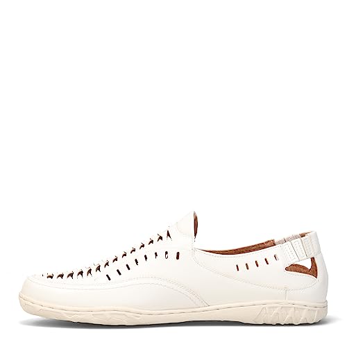 Stacy Adams Men's Ibiza Woven Slip-On Loafer, White, 15
