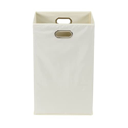 Household Essentials Folding Laundry Hamper, Natural