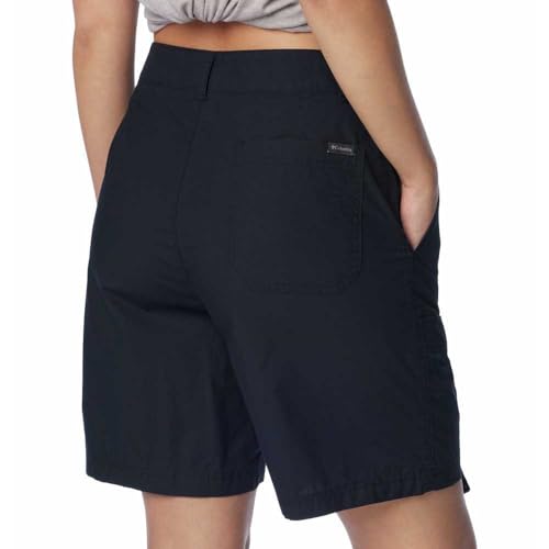 Columbia Women's Holly Hideaway Washed Out Bermuda Short, Black, 2