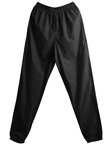 Daydance Black Teen Girls Dance Pants Ripstop Ballet Warm Up Perspiration Trousers