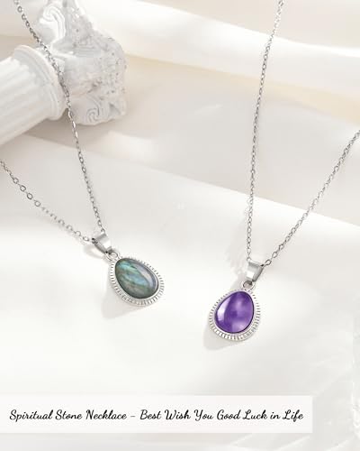 Tarsus Niece Gifts from Auntie Aunt to My Niece Necklace Moonstone Jewelry Christmas Birthday Gifts for Niece Valentine Idea