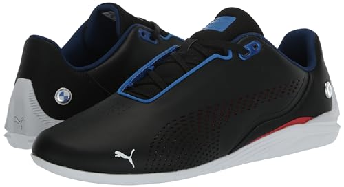 PUMA Men's BMW Motorsport Drift Cat Decima Sneaker, Black-Pro Blue-Pop Red, 10.5