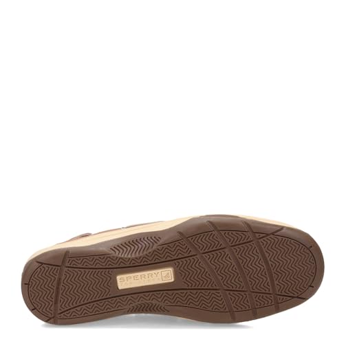 Sperry Men's, Tarpon 2-Eye Boat Shoes Linen 9 W Tan/Beige