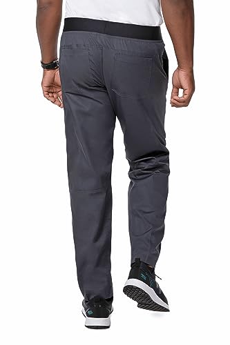 Chef Works Men's Lightweight Slim Fit Pants, Charcoal, X-Small
