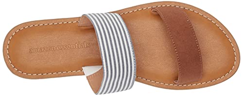 Amazon Essentials Women's Two Band Sandal, Tan, 10