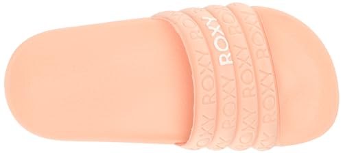 Roxy Girls Slippy Slide On Sandal Flip Flop, Peach Parfait 241, 11 Little Kid