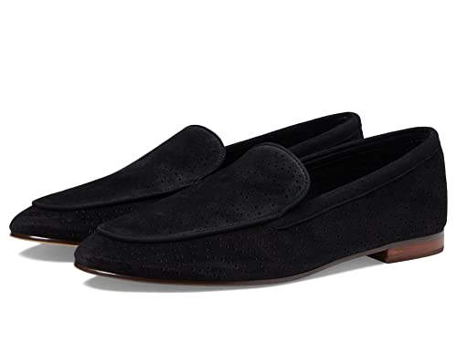 NYDJ Women's Denver Loafer, Suede Black, 10