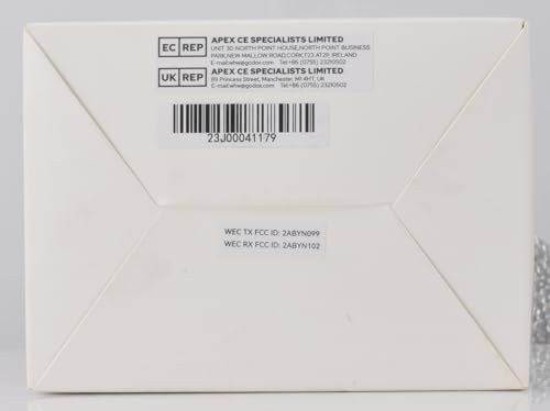 GODOX WEC Kit2 Wireless Lavalier Microphone, 8H Battery Life, Dual Channel 2.4G Wireless Mic, 200m(656ft.) Range, Noise Cancelling with Charging Case for Cameras, Smartphone, PC, TikTok, YouTube