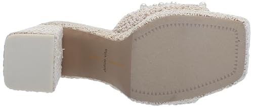 Dolce Vita Women's ABENI Heeled Sandal, VANILLA PEARLS, 6