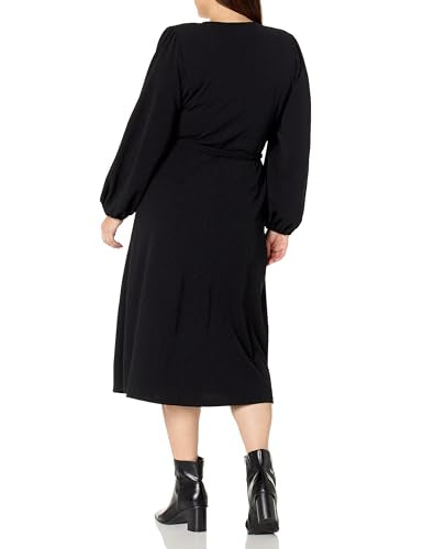 City Chic Women's Apparel Women's City Chic Plus Size Maxi WRAP Hayden, Black