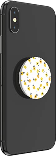 PopSockets Phone Grip with Expanding Kickstand, Floral PopGrip - Black Eyed Suzies