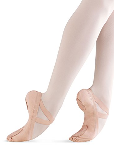 Bloch girls Girl's Pro Elastic dance shoes, Pink, 13 Wide Little Kid US