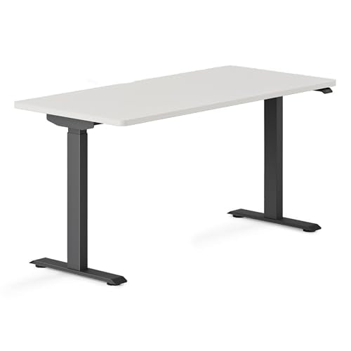 Branch Duo Standing Desk 36 Inches - Adjustable Standing Desk with 20” Range - OLED Control Panel - Frameless Design & Compact Size Suitable for Many Spaces - Charcoal Base - Charcoal Top