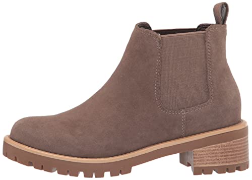 Blondo Women's Mayes Chelsea Boot, Dark Taupe, 9 Wide