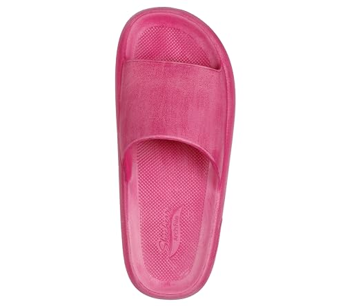 Skechers Women's Slide Sandal, Periwinkle, 7