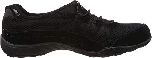 Skechers Sport Women's Relaxation Fashion Sneaker,Black,9 M US