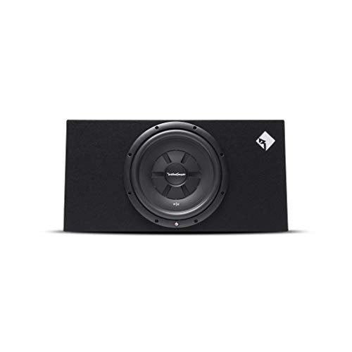 Rockford Fosgate Prime R2S-1X12 Single R2S Slim 12” Shallow Subwoofer Loaded in a Wedge Enclosure with 250 Watts RMS / 500 Watts Max
