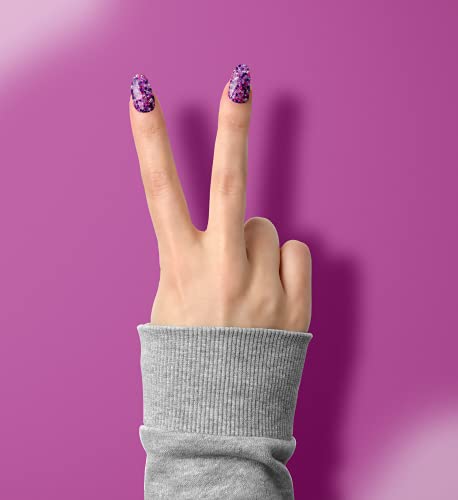 LECHAT - Perfect Match Gel Polish - Crown Royal - Dark Golden Brown with Frost Finish and Fine Gold Glitter - (0.5 Ounce) - Easy Application - Soak Off Formula