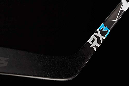 STX Ice Hockey Surgeon RX3 Hockey Stick, Junior, Right, 45, X88, Black/Blue