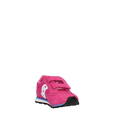 Saucony Unisex-child Baby Jazz Hook & Loop , NAVY/RED, 8 M