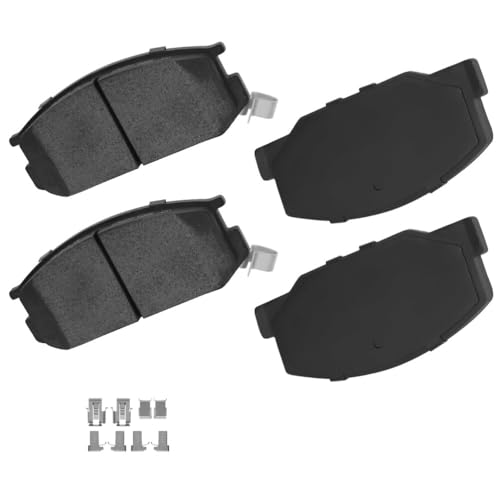 SCITOO D1645 Front Ceramic Brake Pads Sets Fit For Ford For Escape 2013-2019,For Ford For Focus 2013-2018,For Ford For Transit Connect 2014-2019,For Lincoln MKC 2015-2019