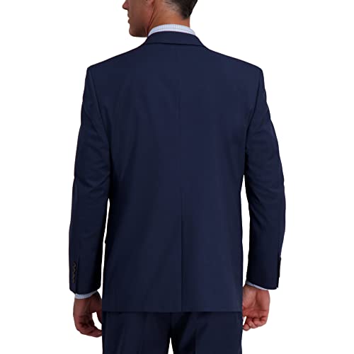 J.M. Haggar Men's Premium Stretch Classic Fit Suit Separate Coat-Regular and Big Sizes, Navy Blue, 48 Extra Tall