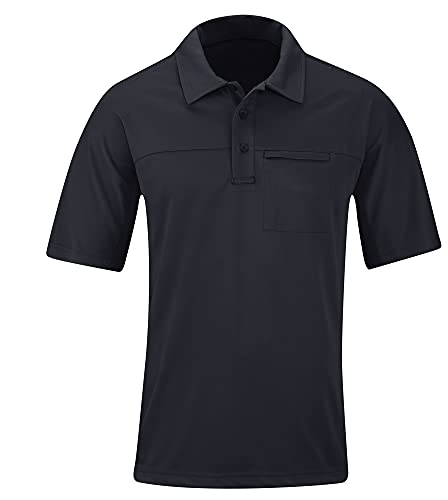 Propper Men's Hlx Short Sleeve Polo, Black, X-Small