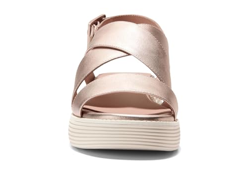 Cole Haan Women's Original Grand Platform Sandal Heeled, Rose Gold Talca/Ivory, 8