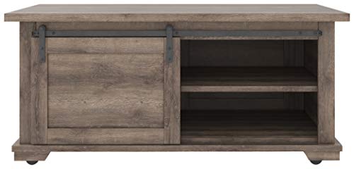 Signature Design by Ashley Arlenbry Rustic Farmhouse Coffee Table, Grayish Brown