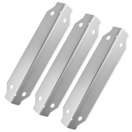 AJinTeby Grill Replacement Parts for Dyna Glo DGC310CNP-D, DGC310BNP-D, DGC310RNP-D Grill Models, Stainless Steel Grill Heat Plate, Heat Shields, Burner Cover for Dyna-Glo 3-Burner Grills, 3 Pack