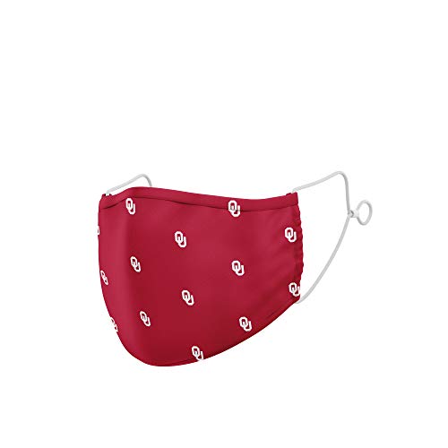 Top of the World NCAA Oklahoma Sooners Unisex All Over Print Team Icon Face Mask, Oklahoma Sooners Cardinal, One Size (MTW_300)