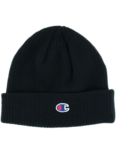 Champion Ribbed Knit Cap One Size Black
