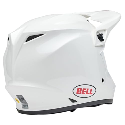 BELL MX-9 MIPS Dirt Helmet (Gloss Jackal Hi-Viz Green/Purple - Medium)