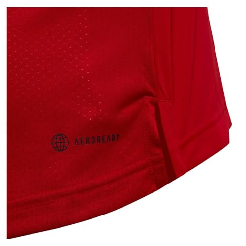 adidas Boys' Club Tennis T-Shirt, Better Scarlet