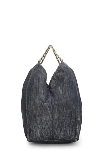 Chanel, Pre-Loved Dark Washed Denim Coco Cabas XL, Navy