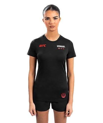 Venum Women's Standard UFC Adrenaline Fight Week Dry-TECH T-Shirt Black