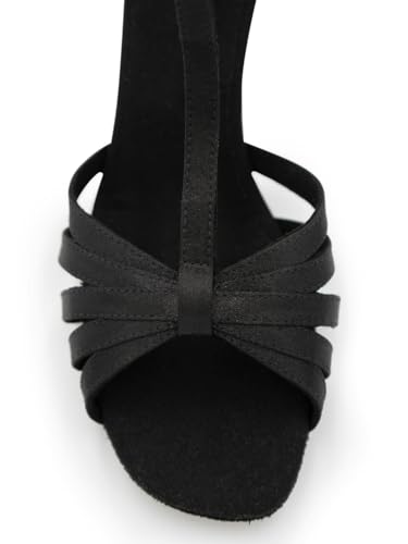 Capezio Women's Sara 2.5" Ballroom Shoe, 8 Black