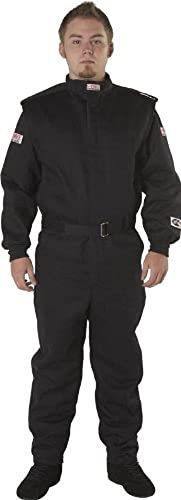 G-Force 4525SMLBK GF 525 Black Small Multi-Layer Racing Suit