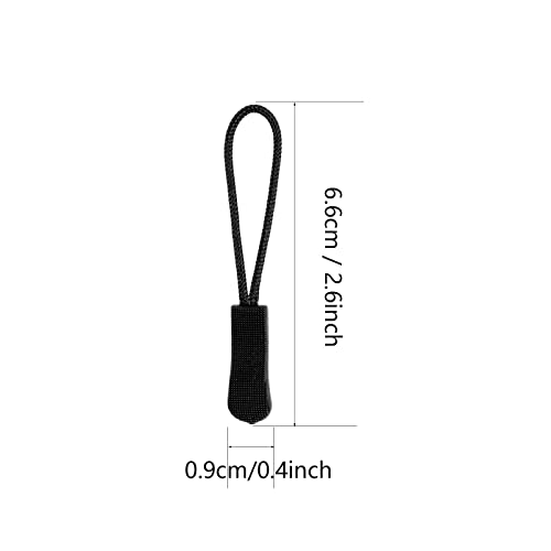 Zipper Pulls Universal Replacement Zipper Pull Zipper Tab Replacement Small Zipper Pulls for Backpack Luggage Clothes Handbag,20 Pieces