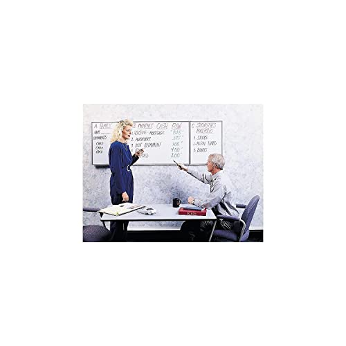 Ghent VisuALL PC, Beige Fabric Bulletin Board Outside with Acrylate Whiteboard Inside, Made in the USA