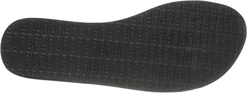 Sanuk Women's Yoga Spree 4 Flip Flop, Black, 5 M US